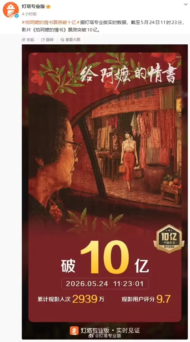 给阿嬷的情书海报